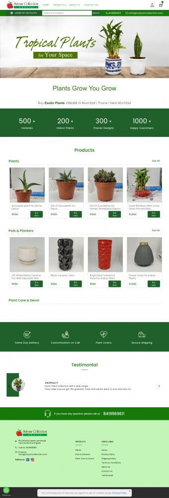 Website Home Page