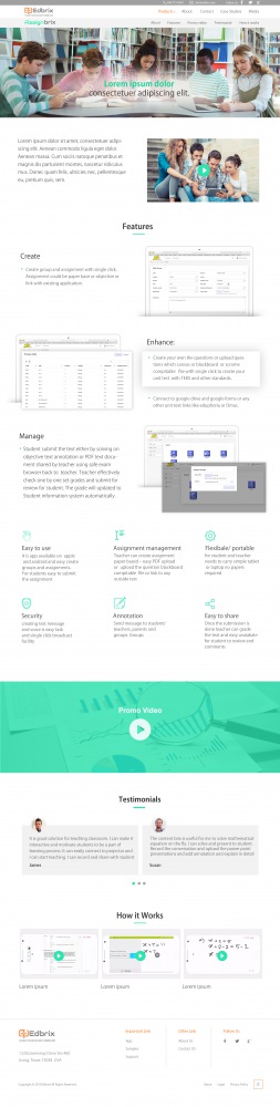 Website Product Individual Page 