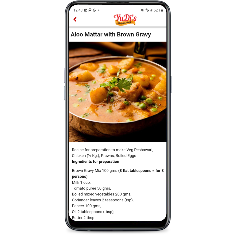 App product Recipes