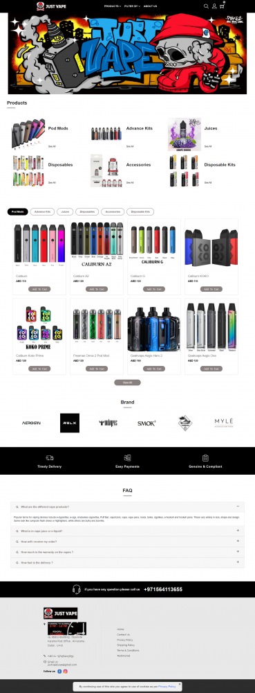 Website Home Page 