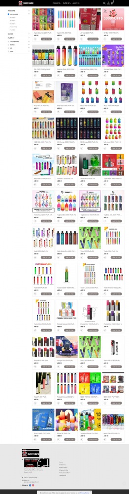 Product Page with Filters
